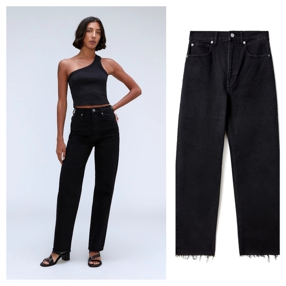 Everlane Denim - EVERLANE THE WAY HIGH JEAN IN COAL•Size 25 LONG•NWT